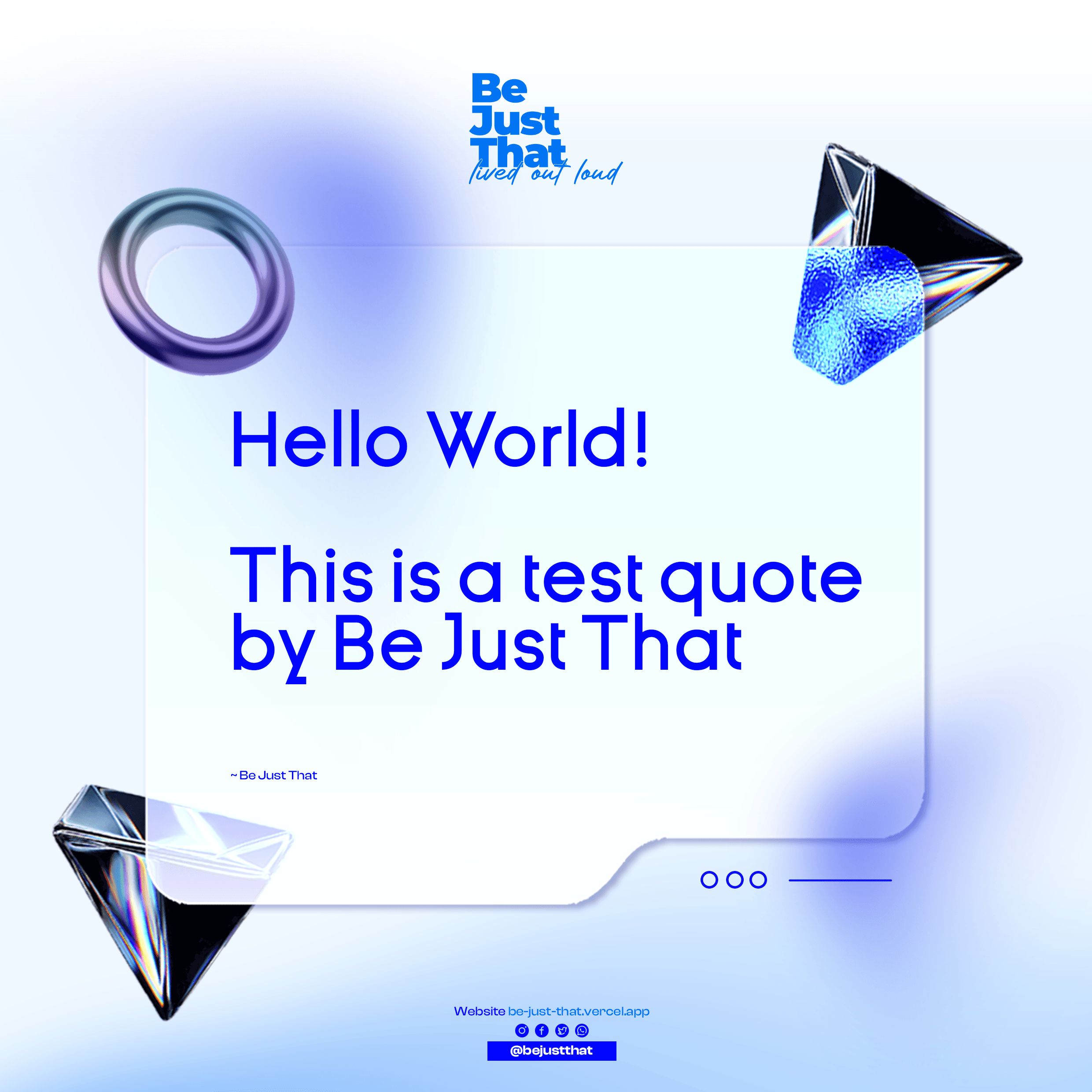 Test Quote